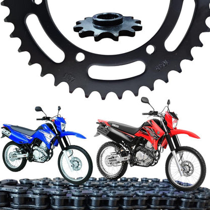 Kit Relação KMC Pro sem Retentor Yamaha Lander 250 2007 a 2008 428 130L 46/15T