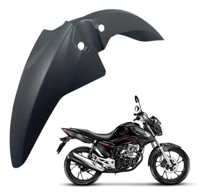 Paralama Dianteiro Paramotos Honda Cg 160 Titan 2022 a 2024 Preto Fosco