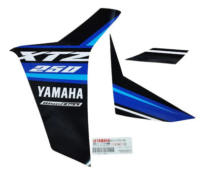 Kit Adesivos da Tomada de Ar Direita Yamaha Lander 250 2023 a 2024 Azul