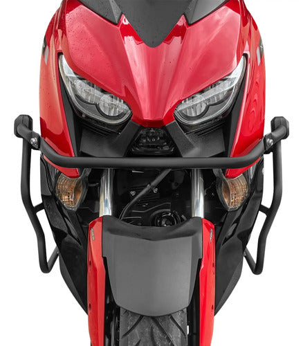 Protetor de Motor Scam Yamaha Xmax 250 2021 a 2025 Xmax 300 2026 em diante Preto Fosco