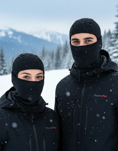 Balaclava Gola Térmica Curtlo Thermoplus Articulada Preto Tamanho G