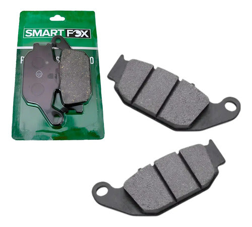 Pastilha de Freio Traseira Smartfox Honda Bros 160 Xre 190 Cb 250f Twister Crf 250l