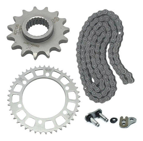 Kit Relação Smartfox com Retentor Yamaha Fazer 250 2006 a 2017 428OH 132L 45/15T
