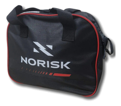 Capacete Norisk Carbon R Rider com 2 Viseiras e Spoiler Laranja Amarelo