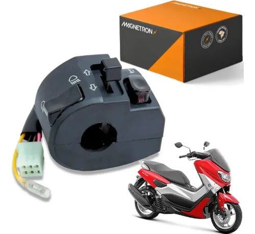 Interruptor do Farol com Seta Magnetron Yamaha Nmax 160 2017 a 2021