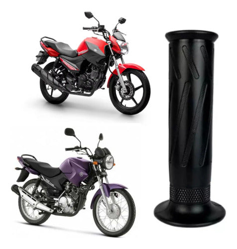 Manopla Esquerda Yamaha Factor 125 Crosser Factor Fazer 150 Preto