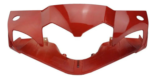 Carenagem Frontal do Farol Iron Shineray Phoenix Wuyang 50 Xy 50q 2011 a 2019 Vermelho