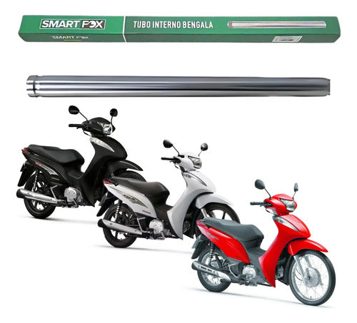 Tubo Interno da Bengala Smartfox Honda Biz 100 2012 a 2015 Biz 125 2011 a 2017 Biz 110i 2016 a 2017