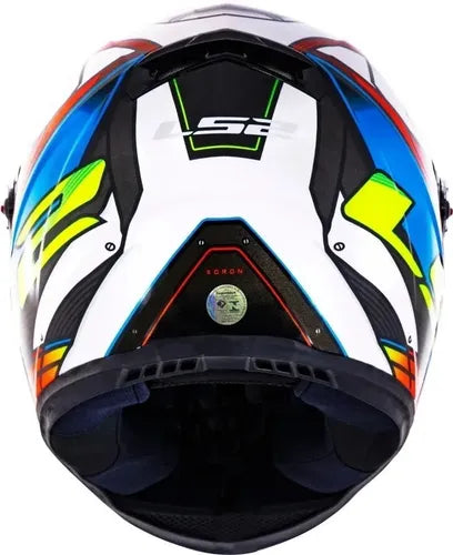 Capacete LS2 FF358 Xdron Laranja Brilhante