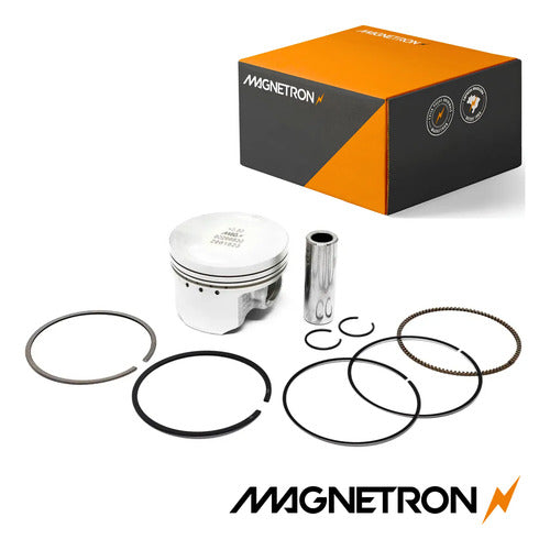 Kit Pistão com Anéis Magnetron Yamaha Fazer Factor Crosser 150 0,50 mm