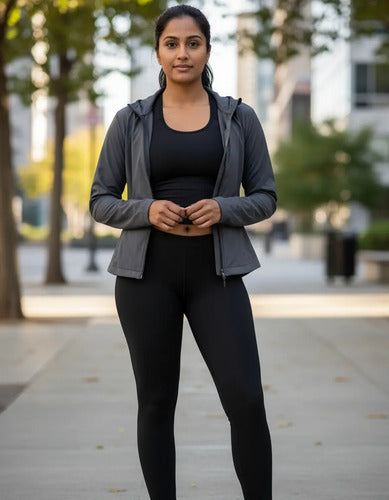 Calça Térmica Segunda Pele Curtlo Thermoskin Feminina Preto Tamanho PP