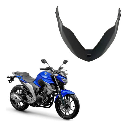 Carenagem Inferior do Farol Paramotos Yamaha Fazer Fz25 250 Preto