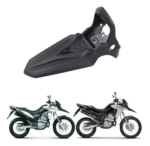 Paralama Traseiro Suporte de Placa Paramotos Honda Xre 300 2010 a 2018 Preto