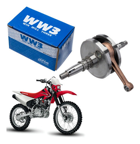 Virabrequim Completo com Biela WW3 Honda Crf 230f 2007 a 2018