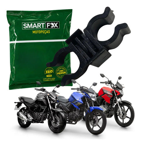 Abraçadeira Dupla do Cabo de Freio Dianteiro Smartfox Yamaha Factor 125 Fazer Factor 150