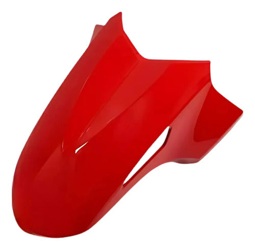 Paralama Dianteiro Paramotos Honda Cb 300f Twister 2023 a 2025 Vermelho