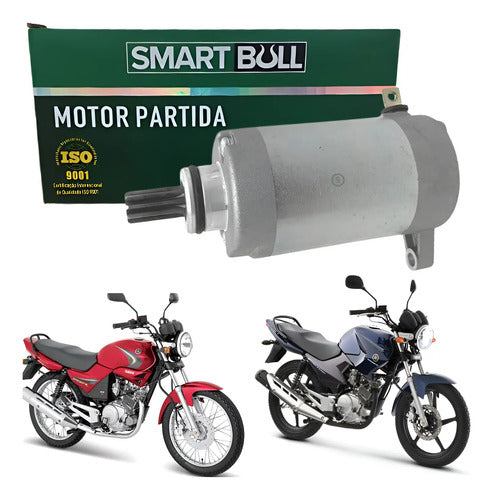 Arranque Motor de Partida Smartfox Yamaha Factor 125 2000 a 2016 Xtz 125 2002 em diante
