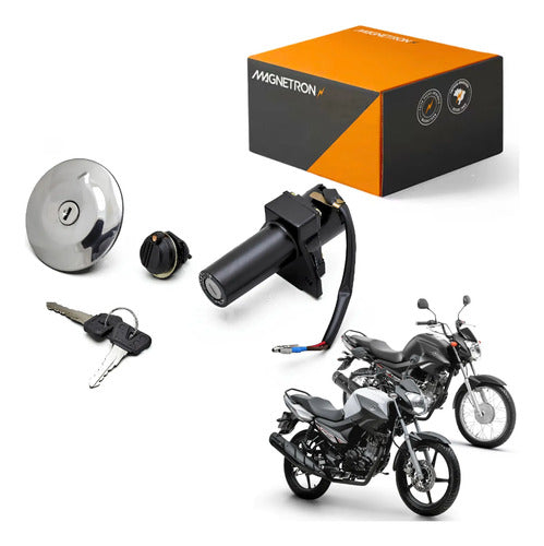 Conjunto de Travas Magnetron Yamaha Factor Xtz 125 Factor Fazer 150