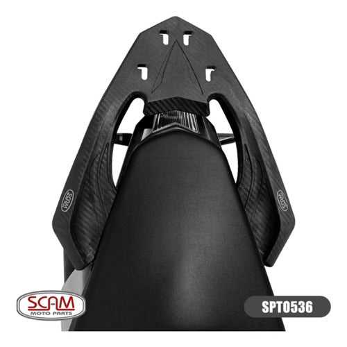 Suporte de Baú Bagageiro Scam Fiberforce Honda Cb 250f Twister 2016 em diante
