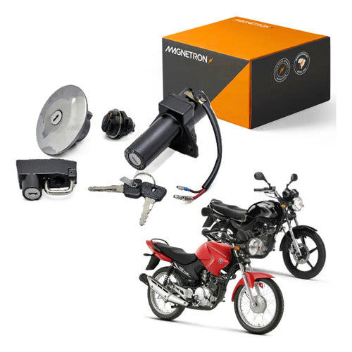 Conjunto de Travas Magnetron Yamaha Factor 125 2008 a 2013