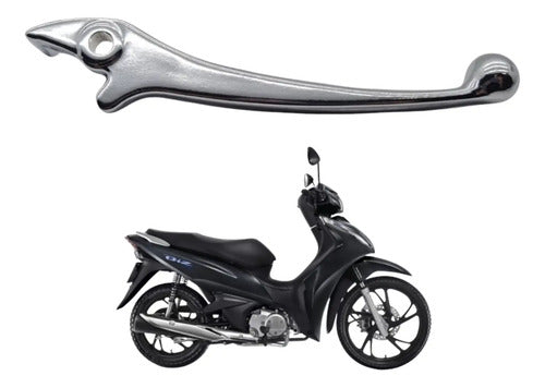 Manete de Freio a Disco Cometa Honda Biz 125 2006 a 2023 Cromado