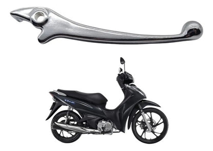 Manete de Freio a Disco Cometa Honda Biz 125 2006 a 2023 Cromado