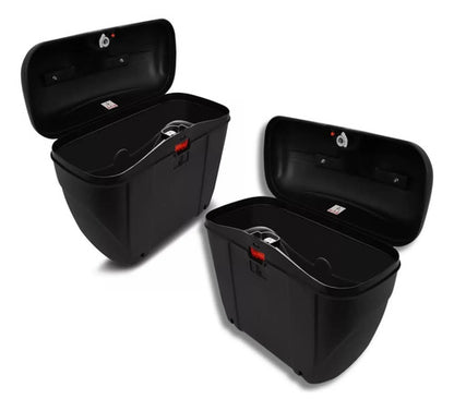 Par de Baús Laterais Givi E21 Monokey 21 Litros