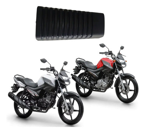 Borracha do Estribo Pedaleira Dianteira Esquerda Yamaha Factor 125 Fazer Factor 150