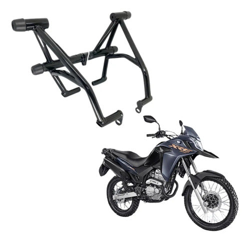 Protetor de Motor Stunt Race Cage Honda Xre 300 2009 em diante Preto Brilhante