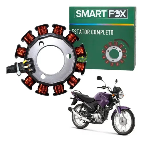 Magneto Estator com Bobina de Pulso Smartfox Yamaha Factor 125 2011 a 2013