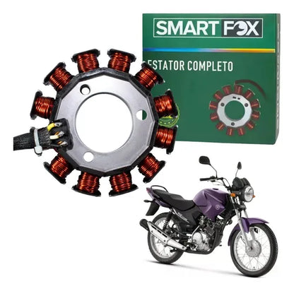 Magneto Estator com Bobina de Pulso Smartfox Yamaha Factor 125 2011 a 2013