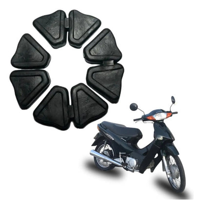 Jogo de Buchas do Coxim da Coroa Smartfox Honda Biz 100 1998 a 2005 4 Peças