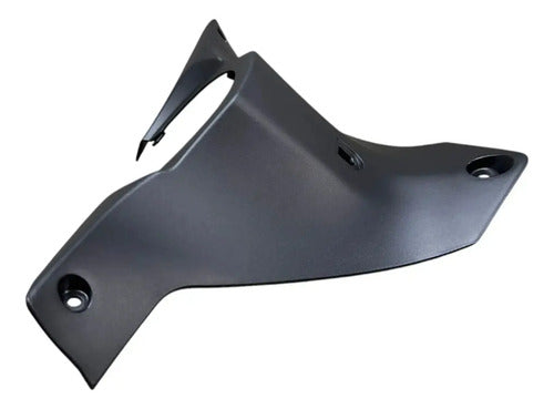 Acabamento Superior Dianteiro do Chassi Smartfox Shineray Jet 50 125 2023 a 2025 Preto