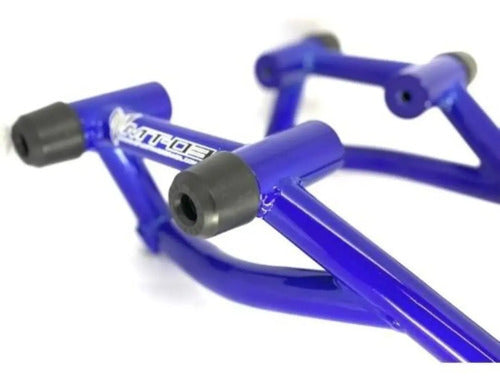 Protetor de Motor Stunt Race Cage Yamaha Mt-03 2016 a 2025 Azul Metálico