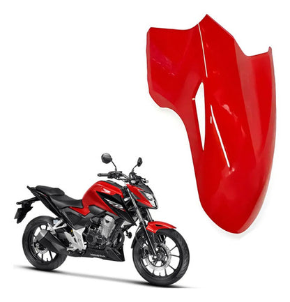 Paralama Dianteiro Paramotos Honda Cb 300f Twister 2023 a 2025 Vermelho