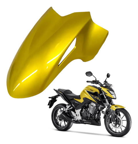 Paralama Dianteiro Paramotos Honda Cb 300f Twister 2023 a 2025 Dourado Metálico