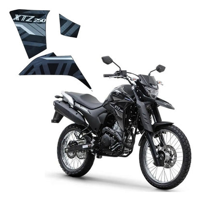 Kit Adesivos da Tomada de Ar Direita Yamaha Lander 250 2020 a 2021 Preto