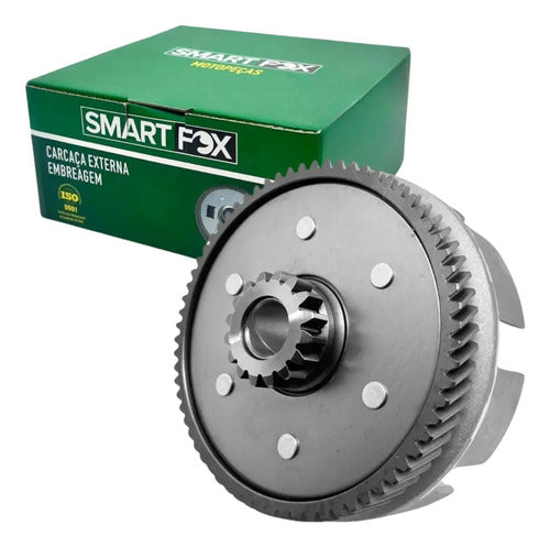 Campana da Embreagem Smartfox Yamaha Factor 125 2000 a 2016 Xtz 125 2006 em diante