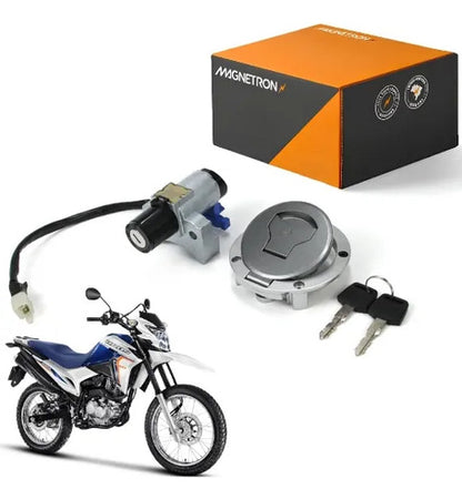 Conjunto de Travas Magnetron Honda Bros 160 2022 a 2024 Cb 250f Twister 2016 a 2018