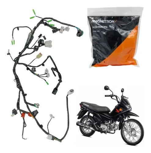 Fiação Chicote Elétrico Principal Magnetron Honda Pop 110i 2016 a 2023