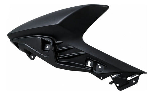 Aba do Tanque Esquerda Yamaha Factor Dx 150 2025 em diante Preto Fosco