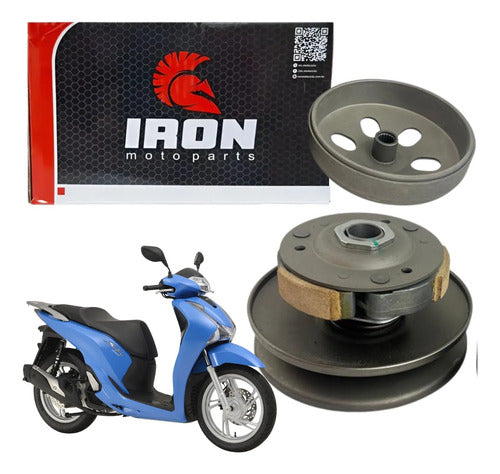 Embreagem Secundária Completa Iron Honda Sh 150i 2017 a 2020
