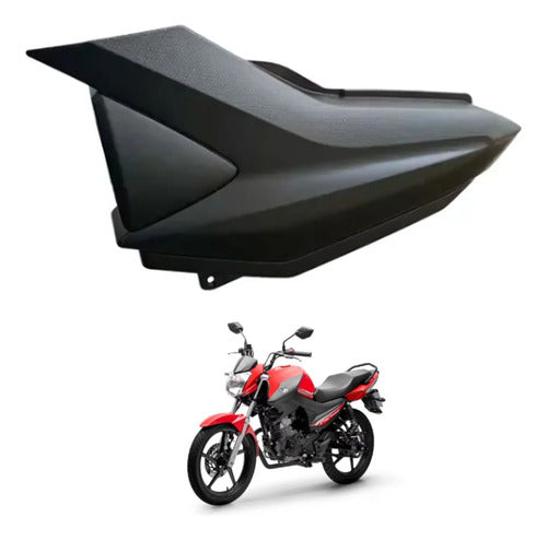 Tampa Lateral Esquerda Yamaha Factor 125 2019 em diante Factor 150 2019 a 2025 Preto