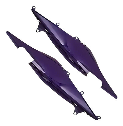 Kit Rabeta Lateral Completa Paramotos Honda Cb 300r 2011 Roxo