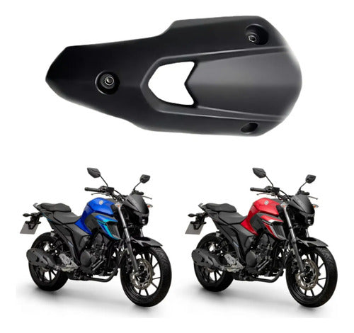 Protetor do Escapamento Yamaha Fazer Fz25 250 Preto