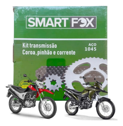 Kit Relação Smartfox sem Retentor Honda Bros 160 Xre 190 428H 128L 48/16T