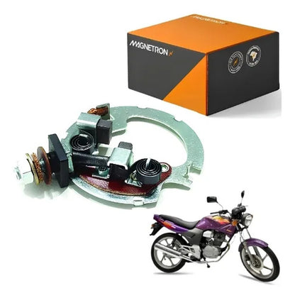 Suporte de Escovas do Motor de Partida Magnetron Honda Bros 150 Yamaha Fazer Lander 250