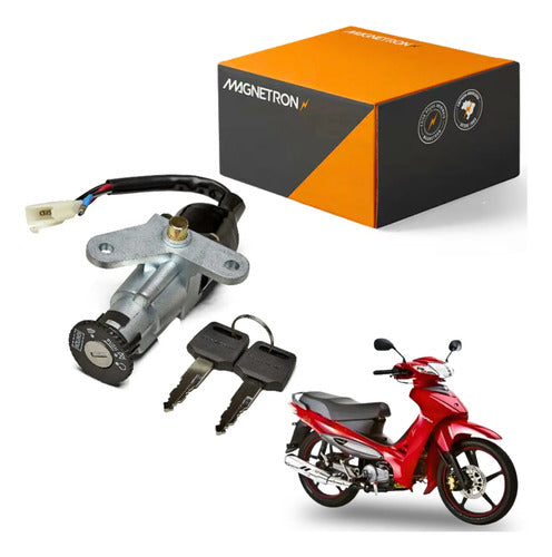 Miolo Chave de Ignição Magnetron Dafra Zig 100 Yamaha Crypton 105 Honda Cg 150 Titan