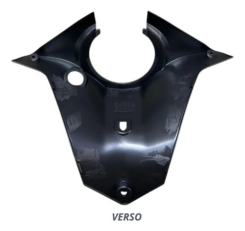Acabamento Superior Dianteiro do Chassi Smartfox Shineray Jet 50 125 2023 a 2025 Preto