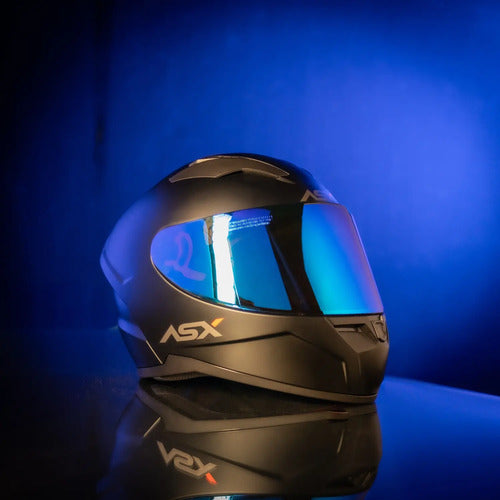 Viseira ASX V18B Eagle Draken City Revo Azul